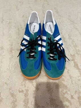 adidas Blue and Teal Retro-Inspired Men’s Sneakers